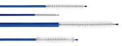 Key Surgical’s acrylic tip channel cleaning brushes Key Surgical’s acrylic tip channel cleaning brushes