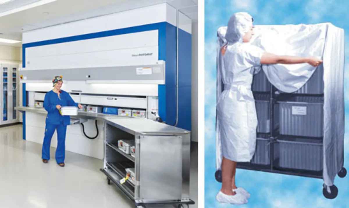 Selecting suitable storage and shelving; long sleeves in the SPD ...