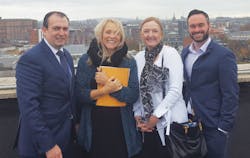 Touring St. James’s Hospital (from l to r) Director of Facilities Management Vincent Callan, GHX Executive Director Karen Conway, HPN Publisher Kristine Russell, Activity Based Funding Programme Director John Cotter. Touring St. James’s Hospital (from l to r) Director of Facilities Management Vincent Callan, GHX Executive Director Karen Conway, HPN Publisher Kristine Russell, Activity Based Funding Programme Director John Cotter.