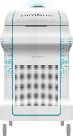 Nevoa Inc.’s Nimbus + Microburst whole-room disinfection system Nevoa Inc.’s Nimbus + Microburst whole-room disinfection system