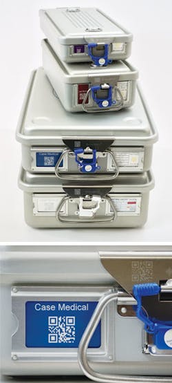 Case Medical’s SteriTite universal container system with barcode Case Medical’s SteriTite universal container system with barcode
