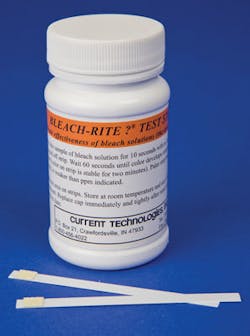 Current Technologies’ Bleach-Rite Test Strips Current Technologies’ Bleach-Rite Test Strips