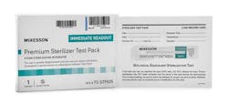 McKesson Sterilization Chemical Integrator Pack for Steam Sterilization