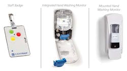 CenTrak’s electronic hand hygiene monitoring system CenTrak’s electronic hand hygiene monitoring system