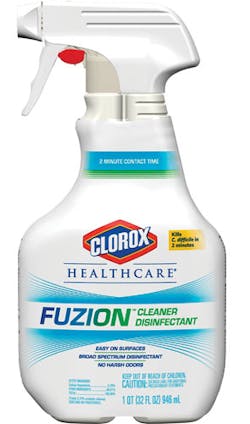 Clorox Healthcare Fuzion Cleaner Disinfectant Clorox Healthcare Fuzion Cleaner Disinfectant