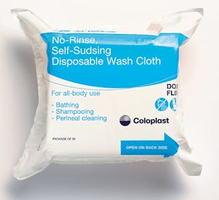Bedside-Care EasiCleanse Bath No Rinse All Body Self Foaming Washcloth-Pack  of 30 
