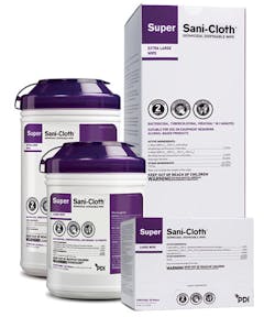 PDI Healthcare’s Super Sani-Cloth line PDI Healthcare’s Super Sani-Cloth line