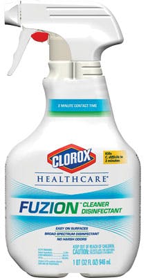 Fuzion Cleaner Disinfectant from Clorox Healthcare Fuzion Cleaner Disinfectant from Clorox Healthcare