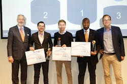 Director Joachim Schäfer with winners Max Ladow, Dr. Moka Lantum, Maximilian Wühr, and Mark Waechter, MAC Organizer Director Joachim Schäfer with winners Max Ladow, Dr. Moka Lantum, Maximilian Wühr, and Mark Waechter, MAC Organizer