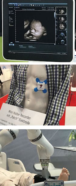 Philips ClearVue 850 ultrasound (top), Medset Mini Holter Recorder, (middle) Kuka robotics (bottom) Philips ClearVue 850 ultrasound (top), Medset Mini Holter Recorder, (middle) Kuka robotics (bottom)