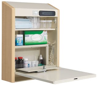 Medication Storage Cabinet, (4) Adjustable Shelves - Lakeside Healthcare