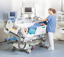 LINET’s multicare bed with frame-based tilting technology LINET’s multicare bed with frame-based tilting technology