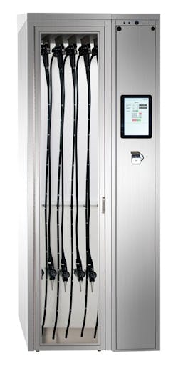 LogiQuip Endoscope storage cabinet with channel purge system LogiQuip Endoscope storage cabinet with channel purge system