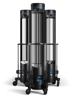Surfacide Helios multiple-emitter UV-C disinfection system