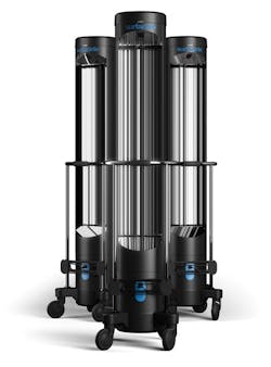 Surfacide Helios multiple-emitter UV-C disinfection system Surfacide Helios multiple-emitter UV-C disinfection system
