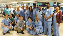 Supply Chain staff at UMMC West in Supply Processing Department Supply Chain staff at UMMC West in Supply Processing Department