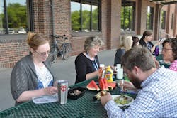 Breana McIntire, Celia Tudor, Matt Smith and Sharon Haugen on Summer Grilling Wednesday Breana McIntire, Celia Tudor, Matt Smith and Sharon Haugen on Summer Grilling Wednesday