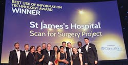 St. James’s Hospital honored for Best Use of Information Technology at the 2017 Irish Healthcare Awards. St. James’s Hospital honored for Best Use of Information Technology at the 2017 Irish Healthcare Awards.