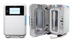 Nanosonics’ new trophon2 automated ultrasound probe for high-level disinfection is a fully mobile solution for use across all departments where ultrasound imaging is used. Studies show that common disinfection methods, even high-level disinfection (HLD) methods, don’t kill the cancer-causing HPV on ultrasound probes. trophon was the first high level disinfection method proven to kill HPV. trophon also eliminates HAIs such as MRSA, VRE, CRE, and C. difficile. RFID AcuTrace technology offers electronic data capture, eliminating hand-written records. trophon2 also eliminates extra costs required in traditional probe reprocessing (e.g., no personal protective equipment, special ventilation or plumbing required). Nanosonics’ new trophon2 automated ultrasound probe for high-level disinfection is a fully mobile solution for use across all departments where ultrasound imaging is used. Studies show that common disinfection methods, even high-level disinfection (HLD) methods, don’t kill the cancer-causing HPV on ultrasound probes. trophon was the first high level disinfection method proven to kill HPV. trophon also eliminates HAIs such as MRSA, VRE, CRE, and C. difficile. RFID AcuTrace technology offers electronic data capture, eliminating hand-written records. trophon2 also eliminates extra costs required in traditional probe reprocessing (e.g., no personal protective equipment, special ventilation or plumbing required).