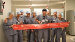 From left to right. Traveler Yinett Marte Nunez, Ronnie Duran Tech II, Marvin Ordesta Tech II, Miguel Claros Tech II, Birtukan Hailey Lead Tech, Shawn M Flynn Manager Sterile Processing / OR Services, Lee Xiong Tech II, Drew Estiva Day Shift Supervisor, Yvette Casasos Tech II. This was the grand opening of their mini SPD of 511 sq ft. From left to right. Traveler Yinett Marte Nunez, Ronnie Duran Tech II, Marvin Ordesta Tech II, Miguel Claros Tech II, Birtukan Hailey Lead Tech, Shawn M Flynn Manager Sterile Processing / OR Services, Lee Xiong Tech II, Drew Estiva Day Shift Supervisor, Yvette Casasos Tech II. This was the grand opening of their mini SPD of 511 sq ft.