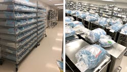 New Sterile storage space where cases are picked. They didn&rsquo;t pick cases prior to moving into our new space.