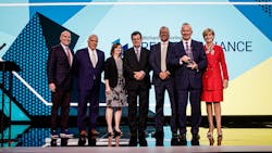 From left to right: Mike Alkire, President, Premier Inc.; Kevin Tompkins, Sr. Vice President Marketing, McLaren; Lisa Vismara, Director of Business Intelligence, McLaren; David Mazurkiewicz, Executive Vice President and Chief Financial Officer, McLaren; David Bueby, Vice President Supply Chain Management, McLaren; Philip Incarnati, President and Chief Executive Officer, McLaren; Susan DeVore, CEO, Premier Inc. From left to right: Mike Alkire, President, Premier Inc.; Kevin Tompkins, Sr. Vice President Marketing, McLaren; Lisa Vismara, Director of Business Intelligence, McLaren; David Mazurkiewicz, Executive Vice President and Chief Financial Officer, McLaren; David Bueby, Vice President Supply Chain Management, McLaren; Philip Incarnati, President and Chief Executive Officer, McLaren; Susan DeVore, CEO, Premier Inc.