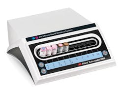 3M Medical Solutions Division’s Attest Dual Auto-reader can incubate both steam and VH2O2 processed biological indicators in any well simultaneously 3M Medical Solutions Division’s Attest Dual Auto-reader can incubate both steam and VH2O2 processed biological indicators in any well simultaneously