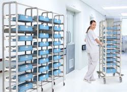 Pegasus No Touch enables the CS/SPD to provide safe storage and transportation of sterile instrument packs without having to physically touch the packs themselves