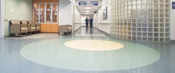 nora systems&rsquo; flooring installation at Slidell Memorial Hospital (SMH)
