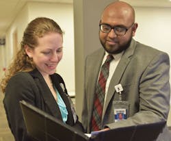 Susan Steuer & Chinnaiah Naidu review training materials Susan Steuer & Chinnaiah Naidu review training materials