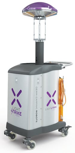 Xenex LightStrike germ-zapping robot