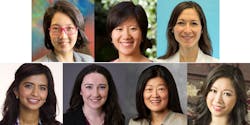 From top left to right: Karen Wang, Tiffany Leung, Cara Cipriano, Sima Pendharkar, Kate Gerull, Angie Chen, Tammy Lin From top left to right: Karen Wang, Tiffany Leung, Cara Cipriano, Sima Pendharkar, Kate Gerull, Angie Chen, Tammy Lin