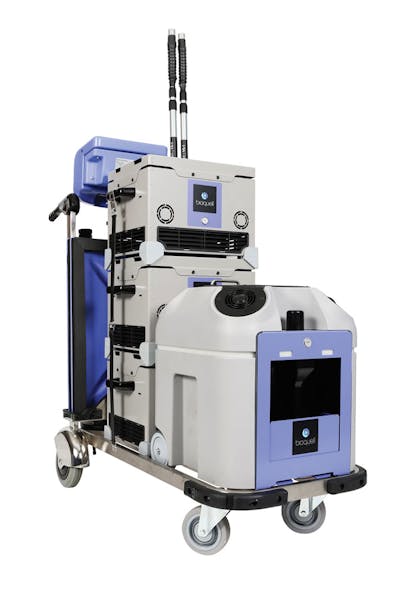 Bioquell&apos;s BQ-50 mobile generator utilizes hydrogen-peroxide vapor