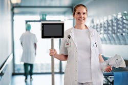 Ambu's single-use rhinolaryngoscope is easy to transport. Ambu's single-use rhinolaryngoscope is easy to transport.