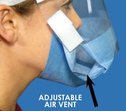 Onyx Medical Drape Short 18000S face shield Onyx Medical Drape Short 18000S face shield