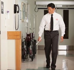 Orkin technician with clean uniform and shoes. Orkin technician with clean uniform and shoes.