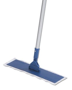 Laundry-Free Premira microfiber mopping pad + Zero Gravity mopping system, from Contec Laundry-Free Premira microfiber mopping pad + Zero Gravity mopping system, from Contec