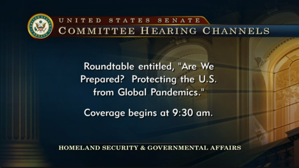 Hsgac Examines Federal Plan To Coronavirus And Pandemics Spread Pic 2 13 20du Picture1 Homeland Security Governmental Affairs 5e45774091af1