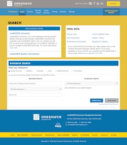 oneSource Document Site oneSource Document Site