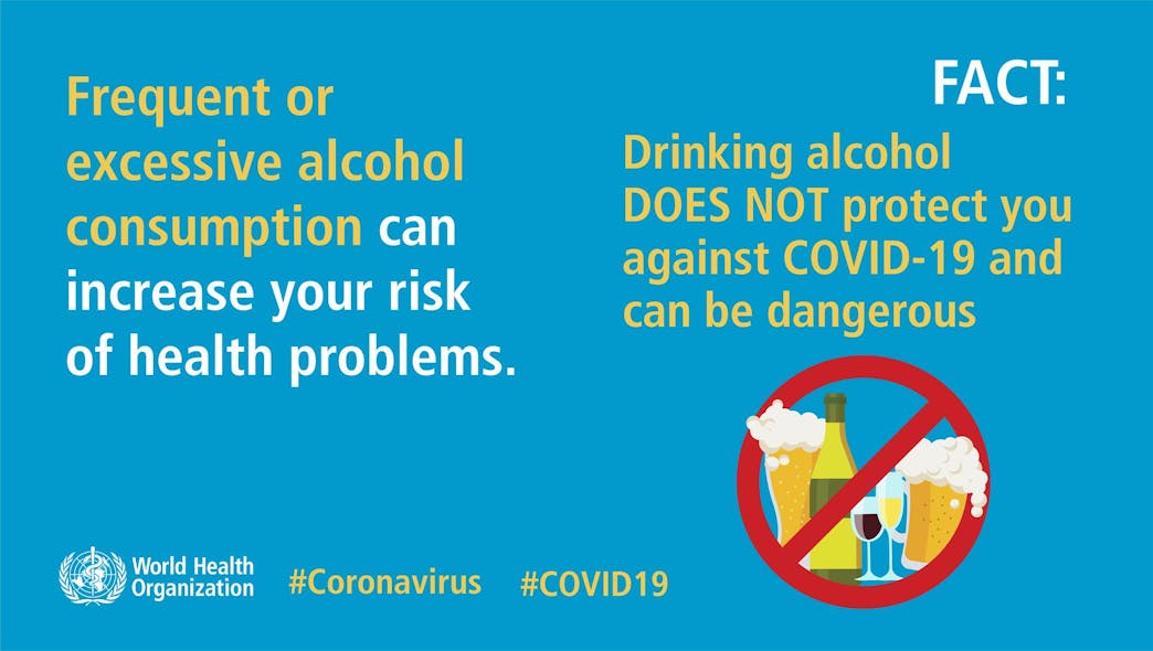 Who Busts New Myths About Covid 19 Pic 4 10 20blof Mb Alcohol Courtesy Of Who