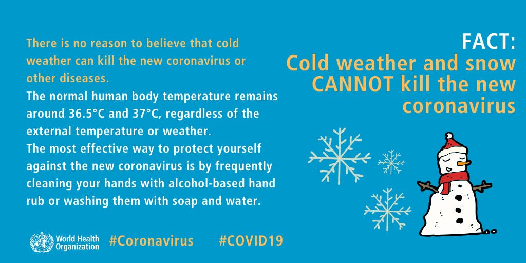 Who Busts New Myths About Covid 19 Pic 4 10 20blog Mb Cold Snow Courtesy Of Who