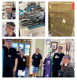 Summit Medical’s initial prototype (top left), final prototype (middle left), production line (center), packed pallet ready to ship (top right), and delivered - in use by Bob’s Produce Ranch (bottom). Summit Medical’s initial prototype (top left), final prototype (middle left), production line (center), packed pallet ready to ship (top right), and delivered - in use by Bob’s Produce Ranch (bottom).