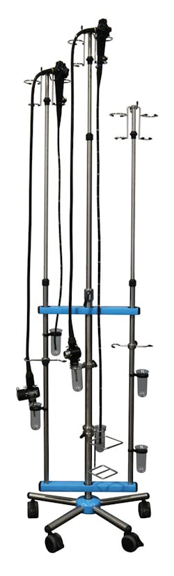 Healthmark’s Endo Dolly offers a single space to inspect and dry flexible endoscopes, perform cleaning verification and microbial surveillance. Healthmark’s Endo Dolly offers a single space to inspect and dry flexible endoscopes, perform cleaning verification and microbial surveillance.