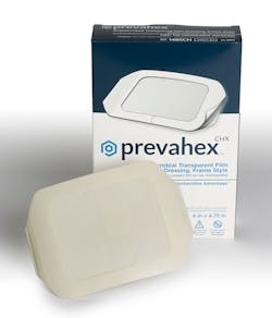PrevahexCHX antimicrobial dressing by entrotech life sciences, inc.