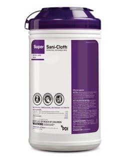 Super Sani-Cloth XL Canister by PDI Healthcare Super Sani-Cloth XL Canister by PDI Healthcare