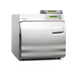 The Ritter M11 Steam Sterilizer from Midmark can optimize the supply of available sterile instruments by reducing the time and effort required. The Ritter M11 Steam Sterilizer from Midmark can optimize the supply of available sterile instruments by reducing the time and effort required.