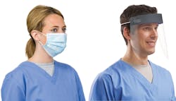 Key Surgical&rsquo;s face mask and face shield