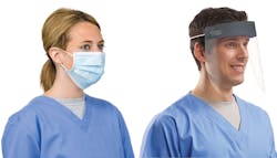 Key Surgical’s face mask and face shield Key Surgical’s face mask and face shield