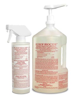 Ruhof’s Biocide DETERGENT DISINFECTANT PUMP SPRAY Ruhof’s Biocide DETERGENT DISINFECTANT PUMP SPRAY