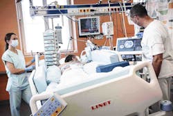 Multicare critical care bed by LINET Americas, Inc. Multicare critical care bed by LINET Americas, Inc.